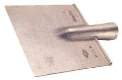 Ampco - Stiff Bronze 1-Edge Scraper - 6" Blade Width x 6" Blade Length, Aluminum Handle - Exact Tool & Supply