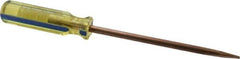 Ampco - Nonsparking Slotted Screwdriver - Round Shank, Acetate Handle - Exact Tool & Supply