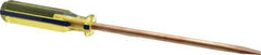 Ampco - Nonsparking Slotted Screwdriver - Round Shank, Acetate Handle - Exact Tool & Supply