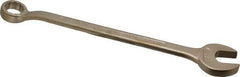 Ampco - 1-1/8" 12 Point Offset Combination Wrench - 15° Offset Angle, 17" OAL, Aluminum Bronze, Plain Finish - Exact Tool & Supply