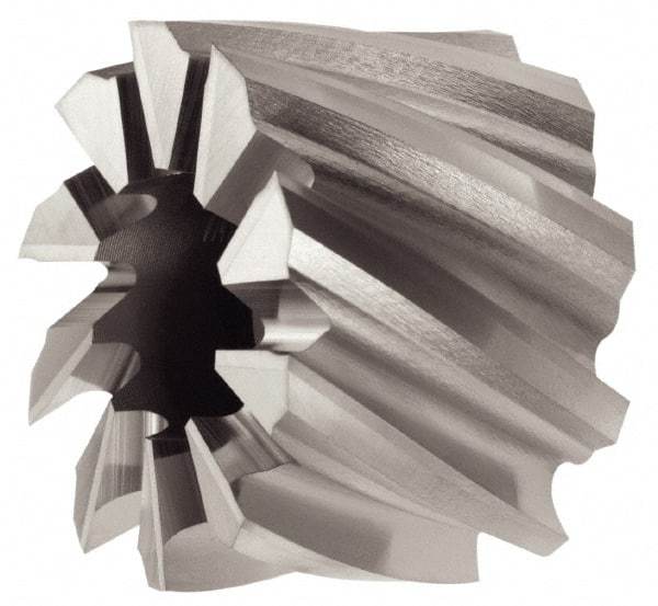 Keo - 2" Diam, 3/4" Arbor Hole Diam, 1-3/8" Length of Cut, 10 Flute, High Speed Steel, Finisher Shell End Mill - Right Hand Cut, Right Hand Spiral Flute, Uncoated - Exact Tool & Supply