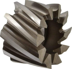 Keo - 2-1/4" Diam, 1" Arbor Hole Diam, 1-1/2" Length of Cut, 10 Flute, High Speed Steel, Finisher Shell End Mill - Right Hand Cut, Right Hand Spiral Flute, Uncoated - Exact Tool & Supply