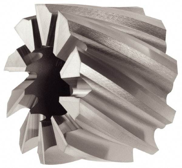 Keo - 4" Diam, 1-1/2" Arbor Hole Diam, 2-1/4" Length of Cut, 14 Flute, Cobalt, Finisher Shell End Mill - Right Hand Cut, Right Hand Spiral Flute, Uncoated - Exact Tool & Supply