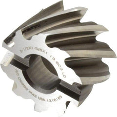 Keo - 2-1/2" Diam, 1" Arbor Hole Diam, 1-5/8" Length of Cut, 10 Flute, Cobalt, Finisher Shell End Mill - Right Hand Cut, Right Hand Spiral Flute, Uncoated - Exact Tool & Supply