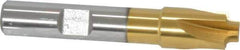 Keo - 1/16" Radius, 7/16" Mill Diam, 4 Flute High Speed Steel Corner Rounding End Mill - Single End, TiN Finish, 1/4" Tip Diam, 2-1/2" OAL, 3/8" Shank Diam - Exact Tool & Supply