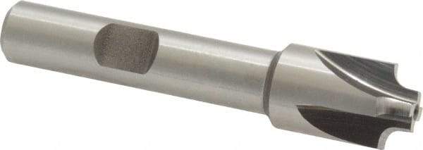 Keo - 3/32" Radius, 1/2" Mill Diam, 4 Flute High Speed Steel Corner Rounding End Mill - Single End, Uncoated, 1/4" Tip Diam, 2-1/2" OAL, 3/8" Shank Diam - Exact Tool & Supply