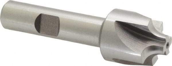 Keo - 3/16" Radius, 7/8" Mill Diam, 4 Flute High Speed Steel Corner Rounding End Mill - Single End, Uncoated, 3/8" Tip Diam, 2-15/16" OAL, 1/2" Shank Diam - Exact Tool & Supply