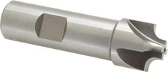 Keo - 3/16" Radius, 7/8" Mill Diam, 4 Flute High Speed Steel Corner Rounding End Mill - Single End, Uncoated, 3/8" Tip Diam, 3-1/8" OAL, 3/4" Shank Diam - Exact Tool & Supply