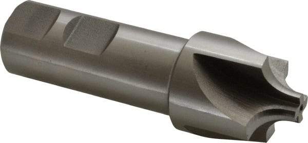 Keo - 5/16" Radius, 1-1/8" Mill Diam, 4 Flute High Speed Steel Corner Rounding End Mill - Single End, Uncoated, 3/8" Tip Diam, 3-1/2" OAL, 7/8" Shank Diam - Exact Tool & Supply