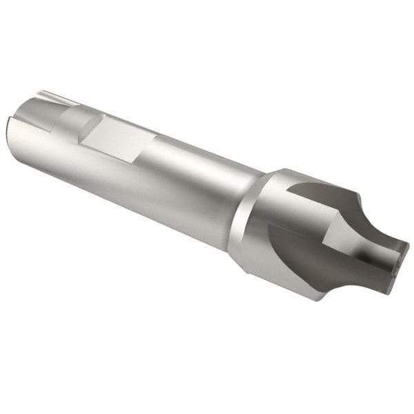 Keo - 3/8" Radius, 1-1/4" Mill Diam, 4 Flute High Speed Steel Corner Rounding End Mill - Single End, Uncoated, 3/8" Tip Diam, 3-3/4" OAL, 7/8" Shank Diam - Exact Tool & Supply