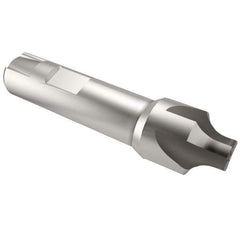 Keo - 3/8" Radius, 1-1/4" Mill Diam, 4 Flute High Speed Steel Corner Rounding End Mill - Single End, Uncoated, 3/8" Tip Diam, 3-3/4" OAL, 7/8" Shank Diam - Exact Tool & Supply