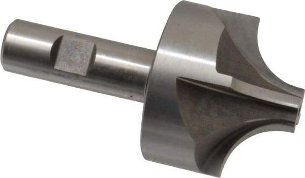 Keo - 3/4" Radius, 2-1/4" Mill Diam, 4 Flute High Speed Steel Corner Rounding End Mill - Single End, Uncoated, 5/8" Tip Diam, 4-1/8" OAL, 3/4" Shank Diam - Exact Tool & Supply