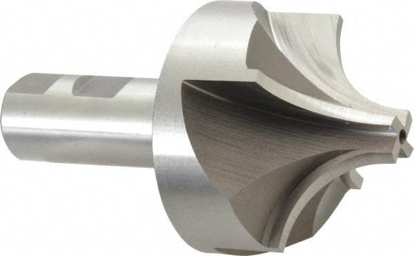 Keo - 1" Radius, 2-3/4" Mill Diam, 4 Flute High Speed Steel Corner Rounding End Mill - Single End, Uncoated, 5/8" Tip Diam, 4-3/4" OAL, 1" Shank Diam - Exact Tool & Supply