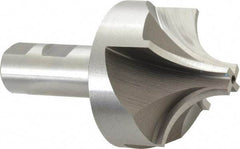 Keo - 1" Radius, 2-3/4" Mill Diam, 4 Flute High Speed Steel Corner Rounding End Mill - Single End, Uncoated, 5/8" Tip Diam, 4-3/4" OAL, 1" Shank Diam - Exact Tool & Supply