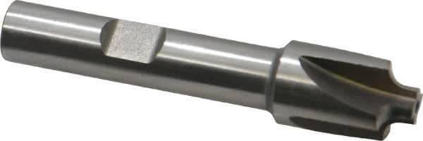 Keo - 2.5mm Radius, 1/2" Mill Diam, 4 Flute High Speed Steel Corner Rounding End Mill - Single End, Uncoated, 2-1/2" OAL, 3/8" Shank Diam - Exact Tool & Supply