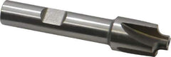 Keo - 2.5mm Radius, 1/2" Mill Diam, 4 Flute High Speed Steel Corner Rounding End Mill - Single End, Uncoated, 2-1/2" OAL, 3/8" Shank Diam - Exact Tool & Supply