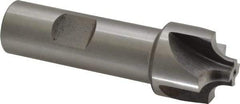 Keo - 6mm Radius, 1" Mill Diam, 4 Flute High Speed Steel Corner Rounding End Mill - Single End, Uncoated, 3-1/4" OAL, 3/4" Shank Diam - Exact Tool & Supply