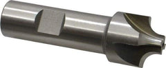Keo - 7mm Radius, 1" Mill Diam, 4 Flute High Speed Steel Corner Rounding End Mill - Single End, Uncoated, 3-1/4" OAL, 3/4" Shank Diam - Exact Tool & Supply