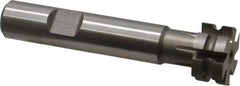 Keo - 1/16" Radius, 1/8" Circle Diam, 3/4" Cutter Diam, 3/8" Cutting Width, Shank Connection, Concave Radius Cutter - 1/2" Shank Diam, 3" OAL, High Speed Steel, Uncoated, 6 Teeth, Weldon Flat - Exact Tool & Supply