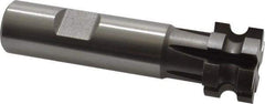 Keo - 1/8" Radius, 1/4" Circle Diam, 1" Cutter Diam, 5/8" Cutting Width, Shank Connection, Concave Radius Cutter - 3/4" Shank Diam, 3-1/2" OAL, High Speed Steel, Uncoated, 6 Teeth, Weldon Flat - Exact Tool & Supply