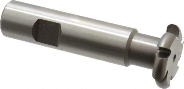 Keo - 1/8" Radius, 1/4" Circle Diam, 1-1/4" Cutter Diam, Shank Connection, Convex Radius Cutter - 3/4" Shank Diam, 3-1/2" OAL, High Speed Steel, Uncoated, 6 Teeth, Weldon Flat - Exact Tool & Supply