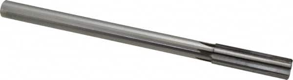 Made in USA - 0.652" Carbide-Tipped 6 Flute Chucking Reamer - Exact Tool & Supply