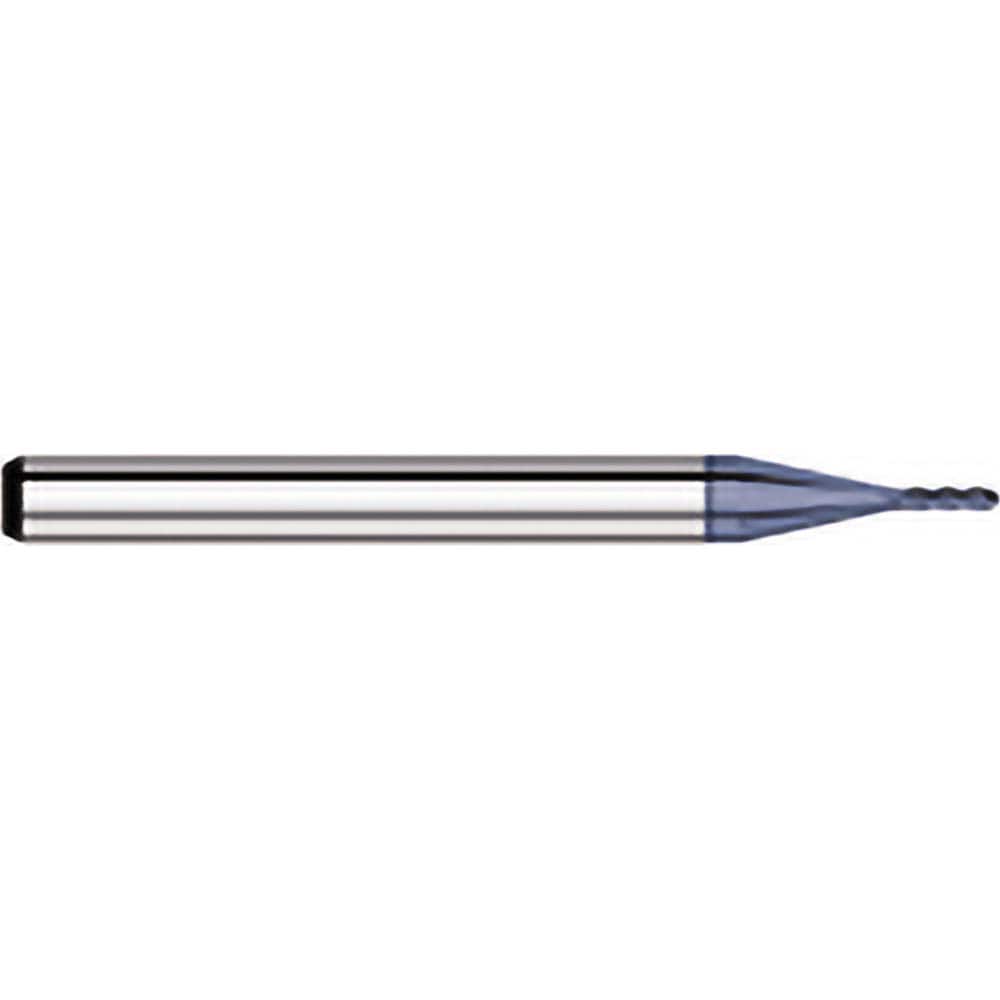 Titan USA - Ball End Mills; Mill Diameter (mm): 1.50 ; Mill Diameter (Decimal Inch): 0.0590 ; Number of Flutes: 4 ; Length of Cut (mm): 4.50 ; Length of Cut (Decimal Inch): 0.1770 ; Material: Solid Carbide - Exact Tool & Supply