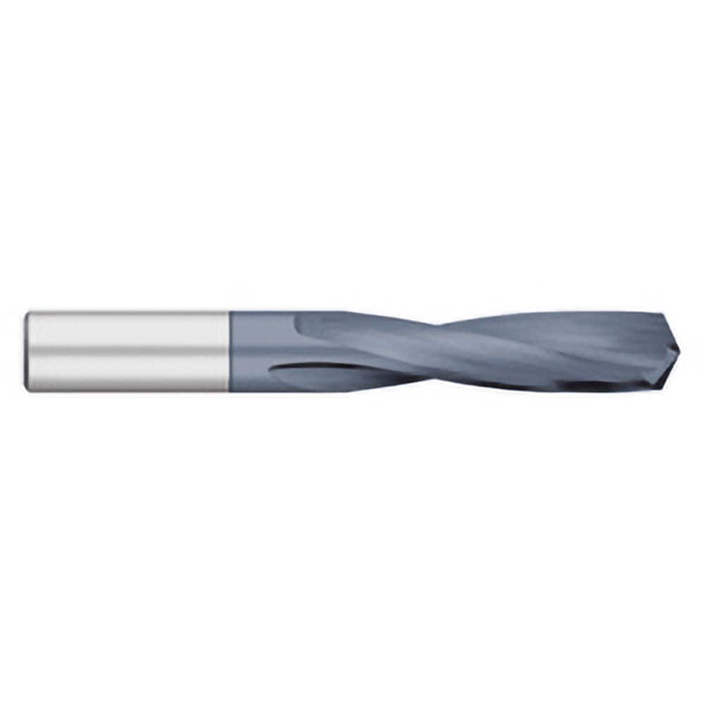 Titan USA - Screw Machine Length Drill Bits; Drill Bit Size (Decimal Inch): 0.2188 ; Drill Bit Size (Inch): 7/32 ; Drill Point Angle: 135 ; Drill Bit Material: Solid Carbide ; Drill Bit Finish/Coating: AlTiN ; Flute Type: Spiral - Exact Tool & Supply