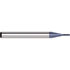 Titan USA - Square End Mills; Mill Diameter (Decimal Inch): 0.1000 ; Number of Flutes: 4 ; Length of Cut (Decimal Inch): 0.3000 ; Material: Solid Carbide ; Finish/Coating: AlTiN ; Shank Diameter (Inch): 1/8 - Exact Tool & Supply