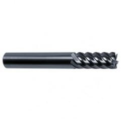 25mm Dia. - 121mm OAL - 45° Helix Bright Carbide End Mill - 10 FL - Exact Tool & Supply