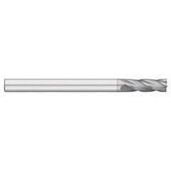 Titan USA - Square End Mills; Mill Diameter (Inch): 1/8 ; Mill Diameter (Decimal Inch): 0.1250 ; Number of Flutes: 4 ; Length of Cut (Inch): 1 ; Length of Cut (Decimal Inch): 1.0000 ; Material: Solid Carbide - Exact Tool & Supply