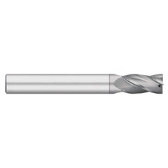 Titan USA - Square End Mills; Mill Diameter (Inch): 3/16 ; Mill Diameter (Decimal Inch): 0.1875 ; Number of Flutes: 4 ; Length of Cut (Inch): 3/4 ; Length of Cut (Decimal Inch): 0.7500 ; Material: Solid Carbide - Exact Tool & Supply