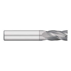 Titan USA - Square End Mills; Mill Diameter (Decimal Inch): 0.0781 ; Number of Flutes: 4 ; Length of Cut (Inch): 1/4 ; Length of Cut (Decimal Inch): 0.2500 ; Material: Solid Carbide ; Finish/Coating: TiCN - Exact Tool & Supply