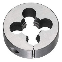 Titan USA - Round Dies; Thread Size: #10-24 ; Outside Diameter (Inch): 13/16 ; Material: High Speed Steel ; Adjustable: Yes ; Thread Direction: Right Hand ; Series/List: 794 - Exact Tool & Supply