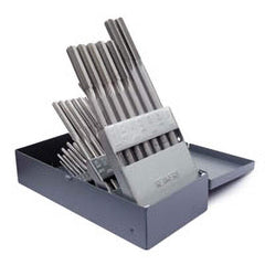 Titan USA - Chucking Reamer Sets; Minimum Reamer Diameter (Decimal Inch): 0.1240 ; Maximum Reamer Diameter (Decimal Inch): 0.5010 ; Reamer Material: High Speed Steel ; Includes Dowel Pin Reamer: No ; Includes Over/Under Size Reamer: Yes ; Flute Type: Str - Exact Tool & Supply