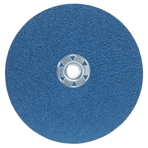 ‎7″ × 1/4″ × 5/8″-11 NorZon BlueFire F826 Fiber Disc 36 Grit Ceramic Alumina/Zirconia Alumina - Exact Tool & Supply