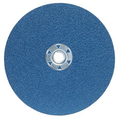 ‎7″ × 1/4″ × 5/8″-11 NorZon BlueFire F826 Fiber Disc 36 Grit Ceramic Alumina/Zirconia Alumina - Exact Tool & Supply