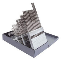 Titan USA - Chucking Reamer Sets; Minimum Reamer Diameter (Decimal Inch): 0.1240 ; Maximum Reamer Diameter (Decimal Inch): 0.5010 ; Reamer Material: Cobalt ; Includes Dowel Pin Reamer: No ; Includes Over/Under Size Reamer: Yes ; Flute Type: Straight - Exact Tool & Supply