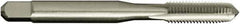Vermont Tap & Die - 1/2-13 UNC 3/3B 4 Flute Bright Finish High Speed Steel Straight Flute Standard Hand Tap - Plug, Left Hand Thread, 3-3/8" OAL, 1-21/32" Thread Length, H3 Limit, Oversize - Exact Tool & Supply