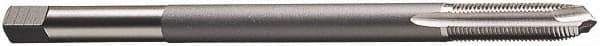 Vermont Tap & Die - 5/16-24 UNF, 2 Flute, Bright Finish, High Speed Steel Spiral Point Tap - Plug Chamfer, Right Hand Thread, 6" OAL, 1-1/8" Thread Length, 8.08mm Shank Diam, 2/3B Class of Fit, Series 3112E - Exact Tool & Supply