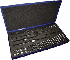 Vermont Tap & Die - 1/4-20 to 1-12 Tap, Tap and Die Set - Carbon Steel, High Speed Steel Taps, Adjustable - Exact Tool & Supply