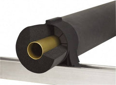 Klo-Shure - 1-3/8" Pipe, Zinc Plated Steel Strut Mount Insulation Coupling - Trivalent Zinc & Yellow - Exact Tool & Supply