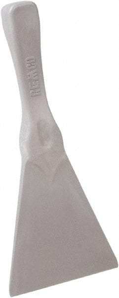 Remco - Stiff Polypropylene/Semi-Ferrous Additive Straight Scraper - 4.4" Blade Width - Exact Tool & Supply