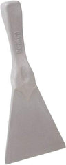 Remco - Stiff Polypropylene/Semi-Ferrous Additive Straight Scraper - 4.4" Blade Width - Exact Tool & Supply