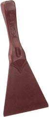 Remco - Stiff Polypropylene/Semi-Ferrous Additive Straight Scraper - 4.4" Blade Width - Exact Tool & Supply