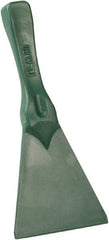 Remco - Stiff Polypropylene/Semi-Ferrous Additive Straight Scraper - 4.4" Blade Width - Exact Tool & Supply