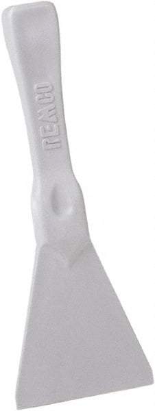 Remco - Stiff Polypropylene/Semi-Ferrous Additive Straight Scraper - 3" Blade Width - Exact Tool & Supply