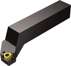 Sandvik Coromant - External Thread, Left Hand Cut, 1" Shank Width x 1" Shank Height Indexable Threading Toolholder - 6" OAL, 266.LG-16.. Insert Compatibility, 266R/LFGZ Toolholder, Series CoroThread 266 - Exact Tool & Supply
