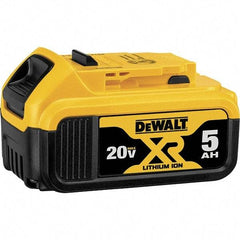 DeWALT - 20 Volt Lithium-Ion Power Tool Battery - 5 Ahr Capacity, 1-1/2 hr Charge Time, Series MAX - Exact Tool & Supply