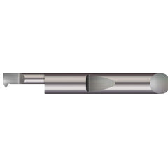 Micro 100 - Single Point Threading Tools; Thread Type: Internal ; Material: Solid Carbide ; Profile Angle: 60 ; Threading Diameter (Decimal Inch): 0.0600 ; Cutting Depth (Decimal Inch): 0.3000 ; Maximum Threads Per Inch: 64 - Exact Tool & Supply